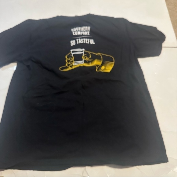 Try A Round Of Soco Sours Speech Bubble Southern Comfort Drinking Party TShirt L - Picture 3 of 4